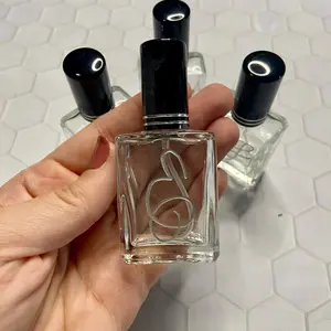 Engraved Perfume Bottle - Refillable Travel-Size Perfume Bottles Personalized with Initial