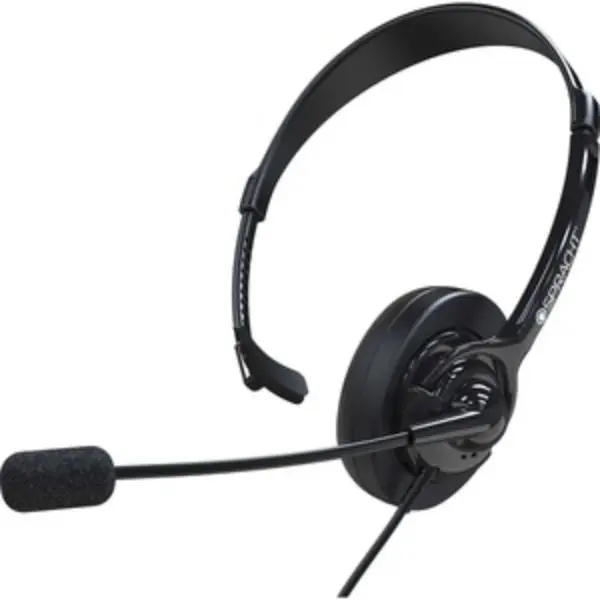 Spracht SPTZUM350M ZUM Universal Wired Monaural Headset - Black Mobile Audio Stereo Headphone for Phones & Electronics
