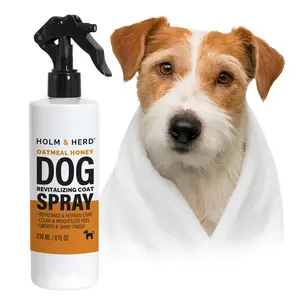 Holm & Herd Luxe Dog Revitalizing Coat Spray - Formula for Refreshed & Revived Coat - 8 FL OZ Bottle