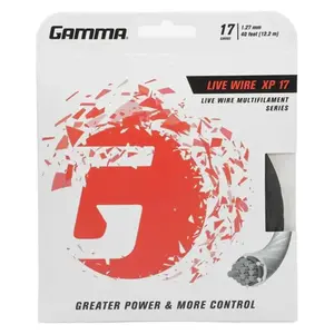 Live Wire XP Black 16G Tennis String
