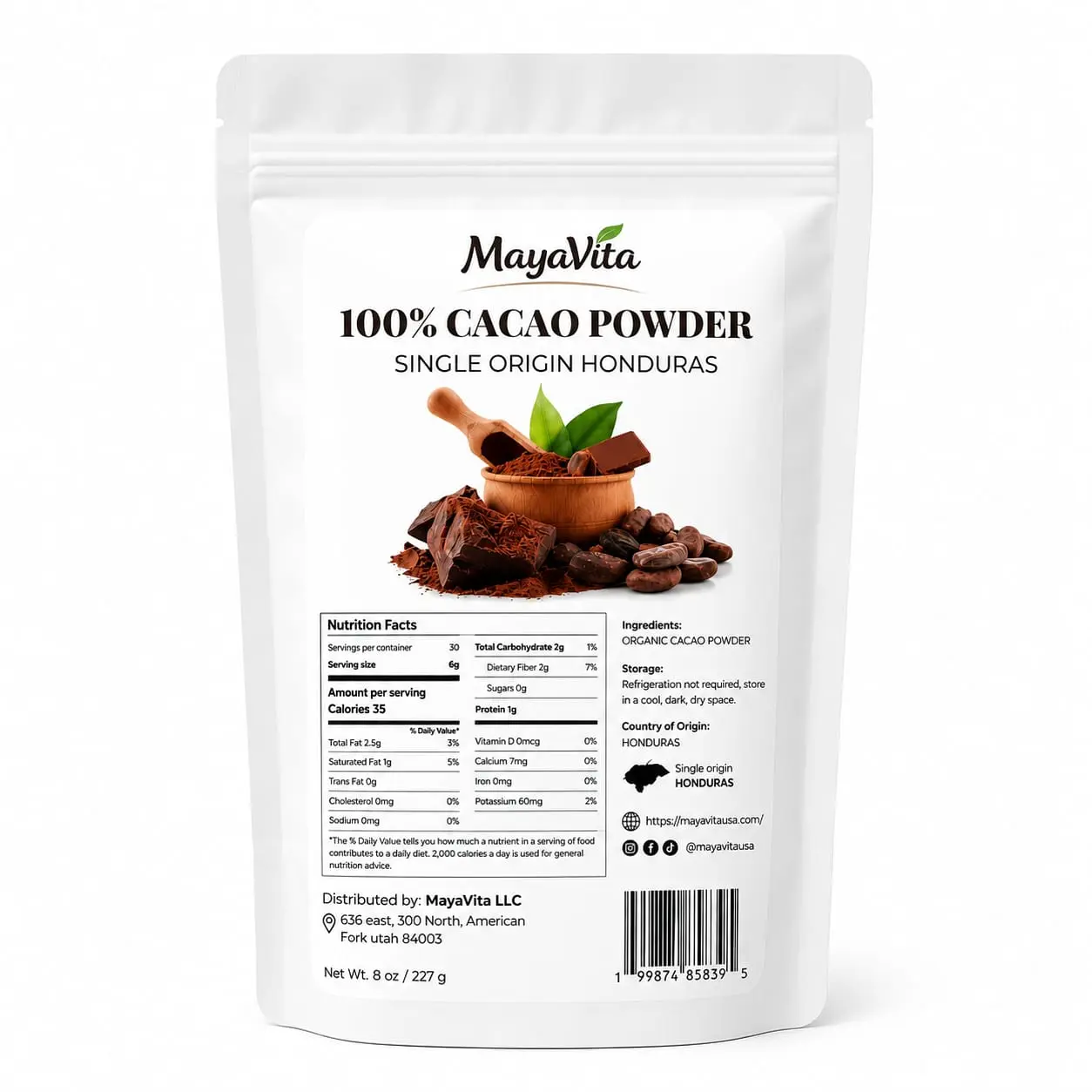 100 % cacao powder Mayavita