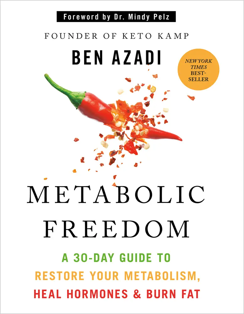 USED Book - Metabolic Freedom: A 30-Day Guide to Restore Your Metabolism, Heal Hormones & Burn Fat by Azadi, Ben (Hardcover) - english