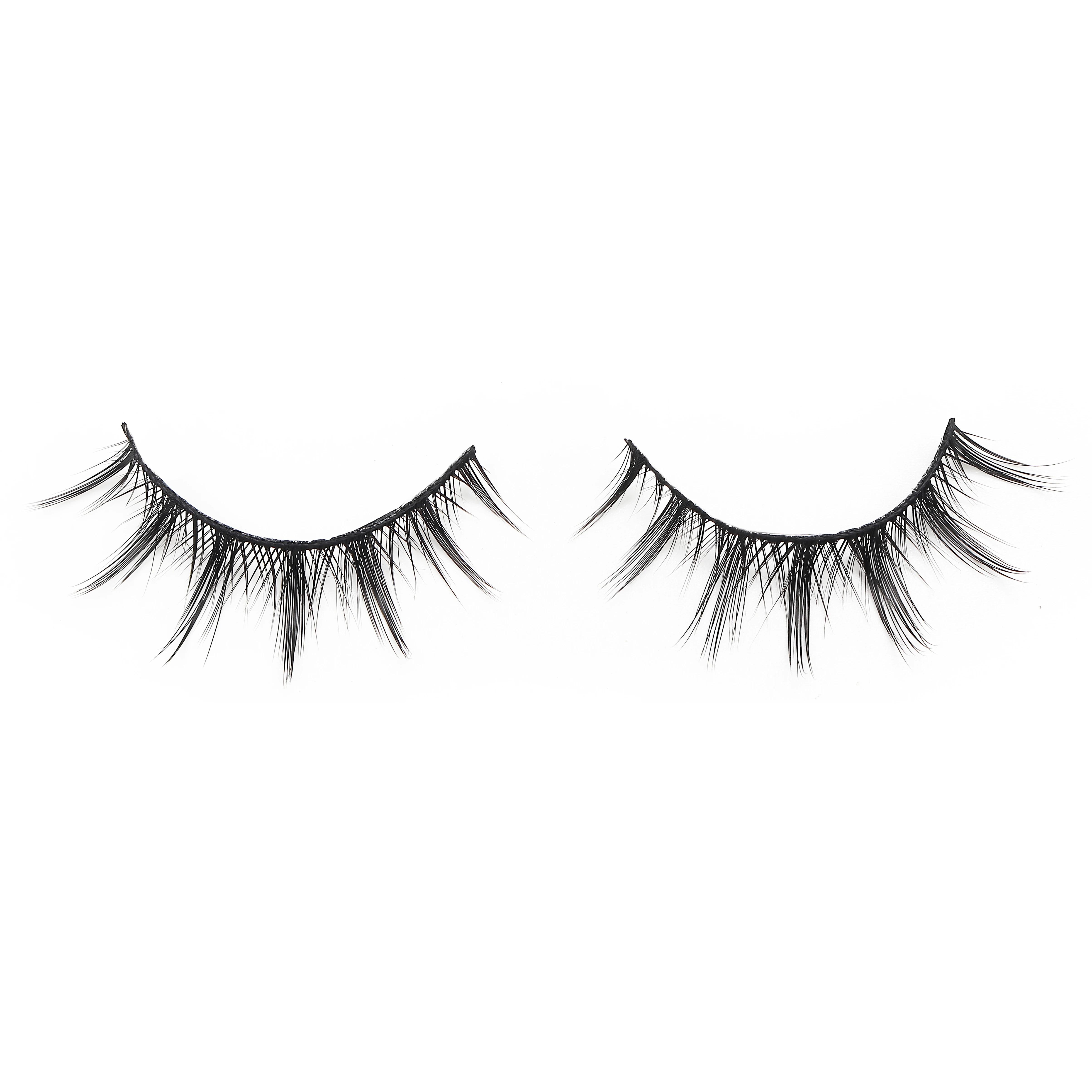 Fake Eyelash Anime Lashes 5 Pairs Little Devil Eyelashes Natural Daily Makeup Manga Eyelashes Clear Band Eyelashes