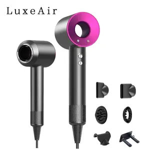 [LuxeaAir Official store] Hair Dryer, 110000RPM  200 Millions Negative Ionic High Speed Bladeless Hair Dryer Professional Care Blow Dryer,Brushless Hair Dryer with Magnetic Diffuser and Nozzle