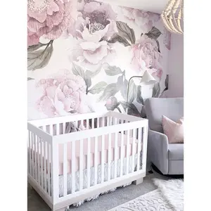 Bloom Flower Mural Wall Art Wallpaper - Peel and Stick