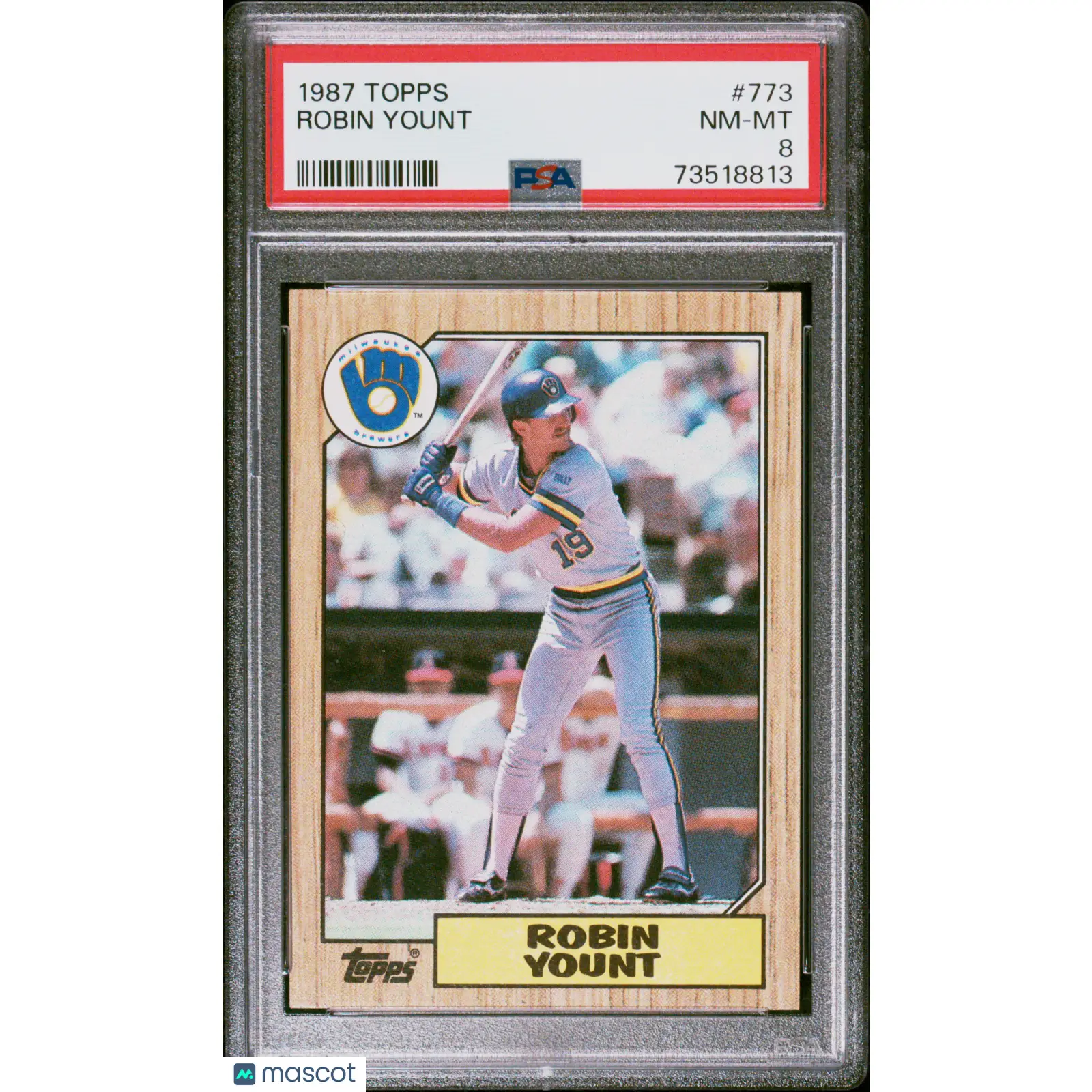 Robin Yount PSA 1987 Topps Baseball #773 8 73518813
