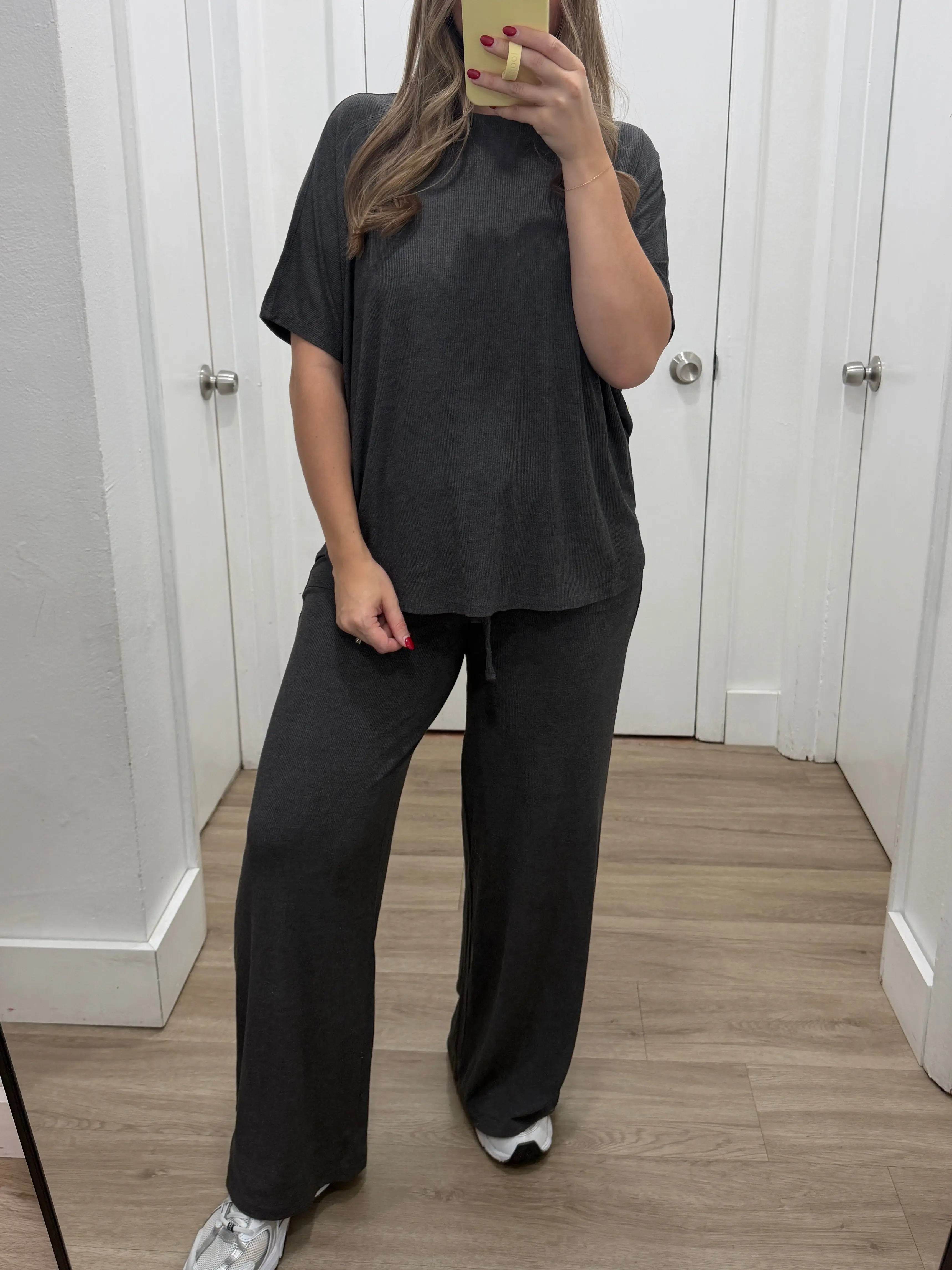 Cloud Nine Top & Pants Set Gray