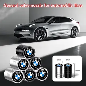 Bmw Car Tire Valve Cap, Rubber Style Tire Decoration, Ring Lock Suitable for Bmw Models, Automotive Accessories
