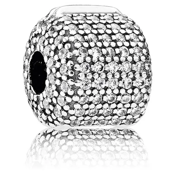 Pandora Pave Barrel Clip Charm - 791873CZ