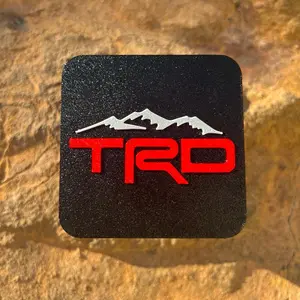 TRD Mountain Hitch Cover for Toyota Tacoma - 4Runner - Tundra - Sequoia (Universal Fit To Any Year)