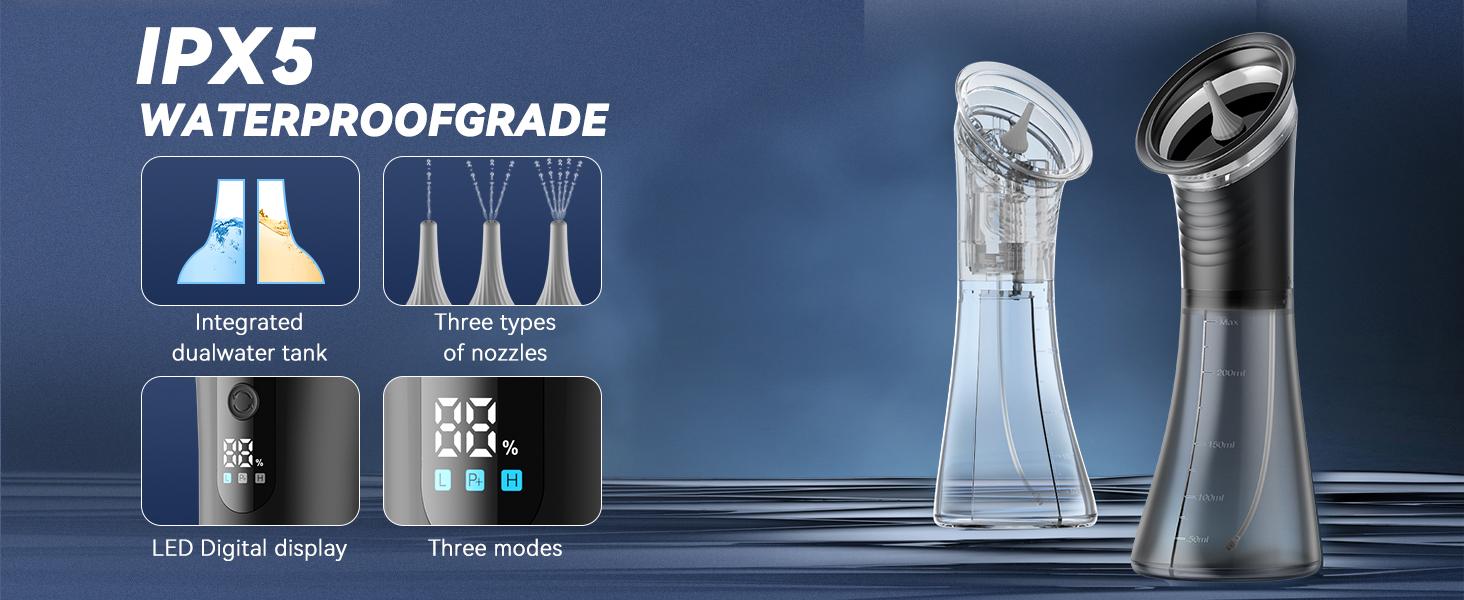 [NEW] Electric Ear Wax Removal System Pro - 3-Speed Hydraulic Ear Cleaner Kit with Water Temp Sensor & Visual Waste Tank | Rechargeable USB, Dry/ Dirty Storage, Nozzle Belt, Medical-Grade Home Care