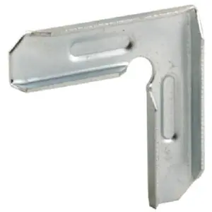 212 MAIN PL 15977 Metal Miter Screen Frame Corners - 0.31x0.88 in., Metal Frame, Miter Edge, Pack 20 Pcs