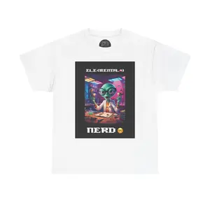 Nerdy Tee - Elemental Vibes with Nature & Rebirth Design