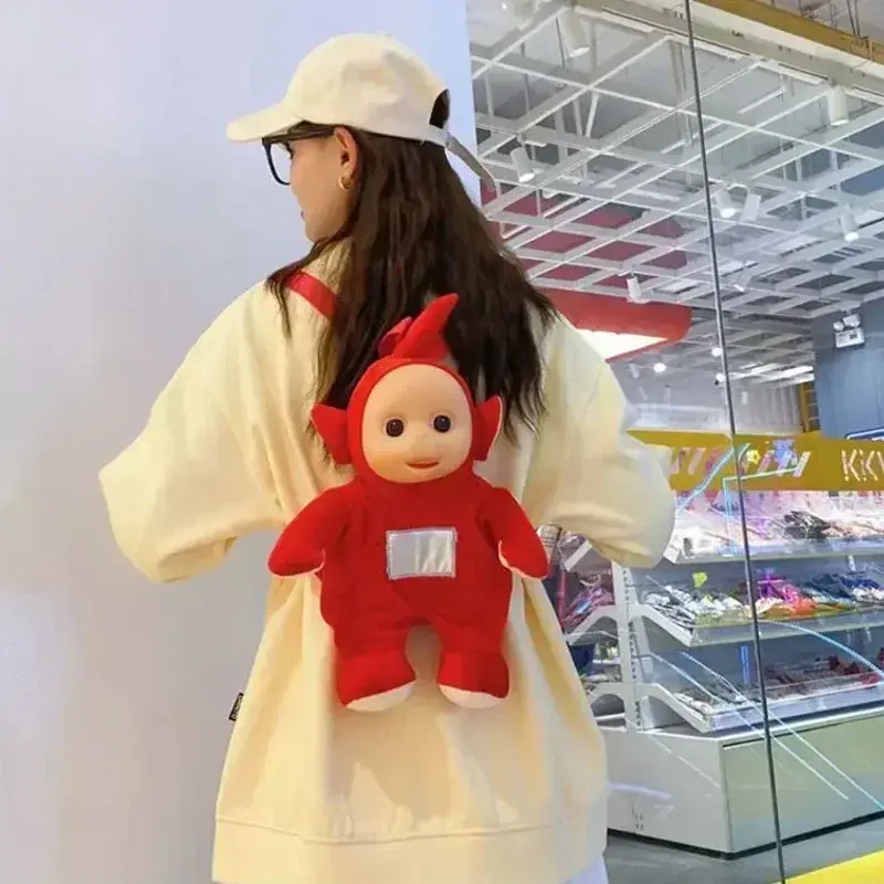 Anime The-Teletubbies Cosplay Backpack Cartoon Storage Bgas Portable Large Capacity Kawaii Shoulder Bag Schoolbag Birthday Gift