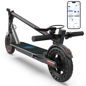 SummerVibes AOPO 4 Speed Mode Electric Scooter for Adults & Teens – 350W Motor, 19MPH Top Speed, 16-Mile Range, Foldable E-Scooter, 4 Speed Modes, Smart App Control & Dual Brakes for Daily Commute, Foldable Electric Scooter