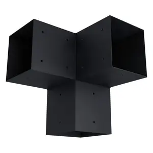 Universal 3-Way 6x6 Corner Bracket (12-Gauge Steel)