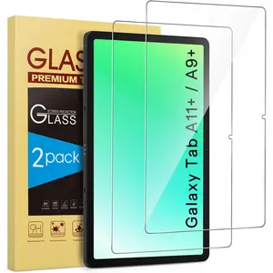2 Pack Screen Protector for Samsung Galaxy Tab A11 Plus / A9 Plus [11 Inch-2025/2023], Tempered Glass for Tablet A11+/A9+ (SM-X230/X235/236B/X210/X216/X218), Case Friendly, HD Clear-USA
