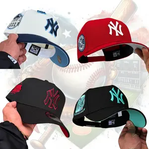 Trendy Fashion Accessories for Men & Women New Era NY Yankees LA Dodgers 9FORTY Hat, Gorras de béisbol para hombre, All Seasons Wear, Soft Breathable Cotton Material, Metal Buckle Closure, Adjustable Fit, United States Design