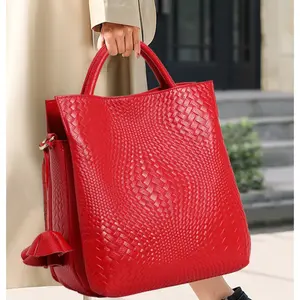 TRENDING 2025 Genuine Leather Tote Bag for Women  Crossbody Work Bag  Stylish Spacious Handbag ️ #LuxuryHandbags #LeatherBags #TikTokFashion