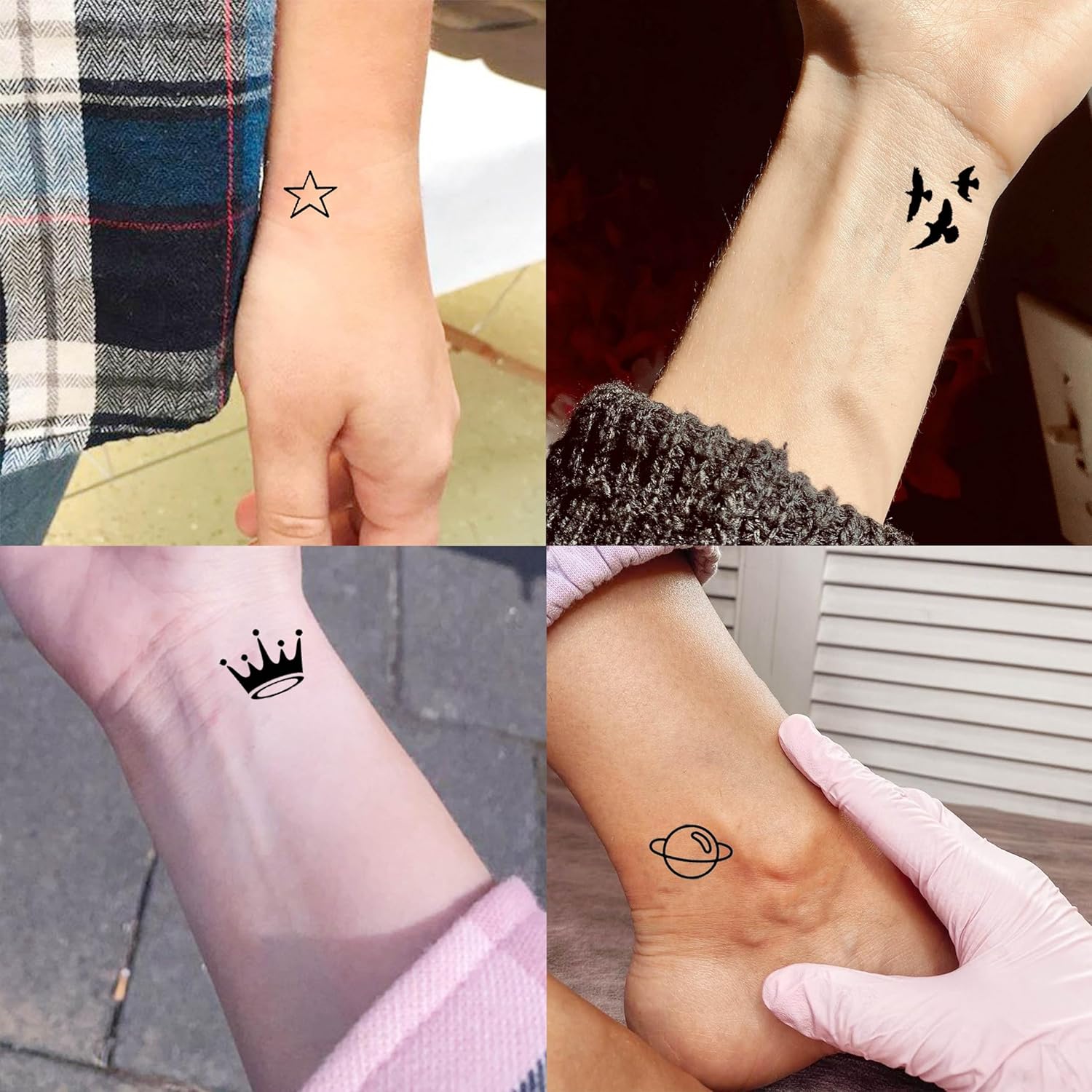28 Sheets Tiny Small Temporary Tattoos For Women Men Finger Hands, Cartoon Bohemia Fake Tattoo Stickers For Kids Boys Girls, Bulk Cute Black Long Lasting Vintage Tatoos Neck 28 Sheets Tiny Small Temporary Tattoos For Women Men Finger Hands, Cartoon Bohemia Fake Tattoo Stickers For Kids Boys Girls, Bulk Cute Black Long Lasting Vintage Tatoos Neck