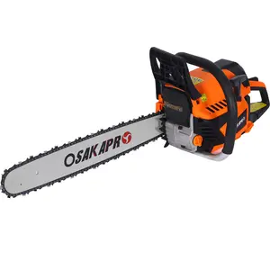 21-Inch 58cc Top Handle Chainsaw Gas Powered 2-Cycle for Safe Tree Trimming  Firewood EPA Compliant with Anti-Kickback Low Vibration