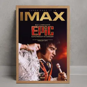 [Sale Up To 40%] [Unframed] EPiC Elvis Presley in Concert (2026) Movie Poster, Wall Art Decor, Room Decoration, Personalized Gifts, Film Poster