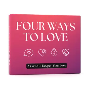 Four Ways To Love Card Game - The Deep Question Game for Couples