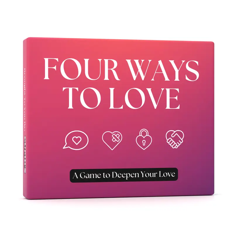Four Ways To Love Card Game - The Deep Question Game for Couples