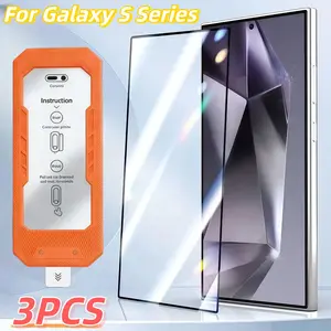 3-Pack HD Tempered Glass Screen Protector for Samsung S26/s26plus/s26ultra, Ultra-Sensitive Fingerprint Unlock, Scratch-Resistant