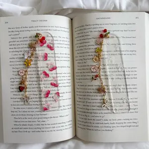 Cherry Charm Bookmark - Personalized Cute Book Gift Adhesive Stickers