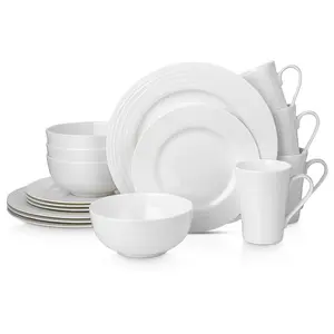 Stone + Lain Eleanor 16-Piece Bone China Dinnerware Set
