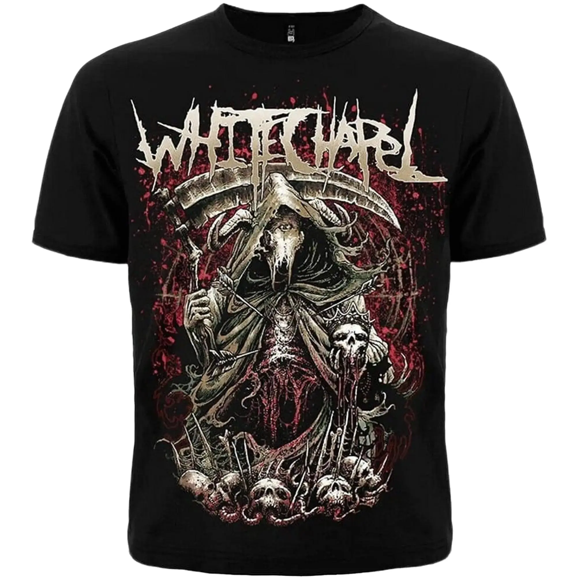 [Sale Up To 45%] Whitechapel The King Is Dead T-shirt, Unisex Rock Band Tee