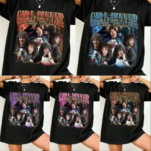 Girl Dinner Eddie Inspired Sweatshirt Hoodie, Retro 80s Poster Graphic Tee, Vintage Hawkins Hero Top, Fan Streetwear for Series Lovers