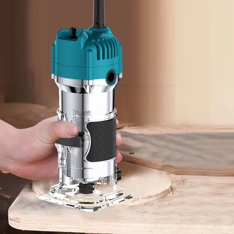 Wood Carving Machine, Trimming Machine, Woodworking Planer, Slotting Machine, Wood Carving Machine, Drilling Machine, Electric Tools, Very Suitable For Wood Trimming And Carving, (optional)including Milling Cutters And Woodworking Slotting
