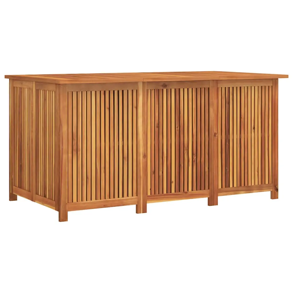vidaXL Patio Storage Box, Tool Chest, Outdoor Cushion Storage, Patio Furniture, Garden Storage Bench, Blanket Box, Solid Wood Acacia 319707