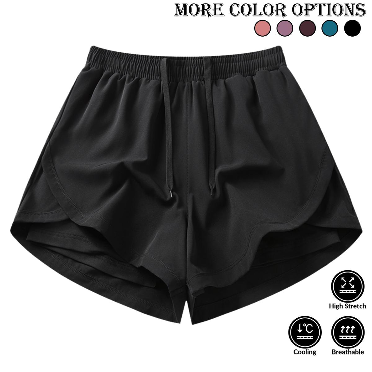 Women’s summer shorts 5-pack — fashionable, versatile outdoor casual athletic shorts; multiple colors available; women’s shorts, summer shorts