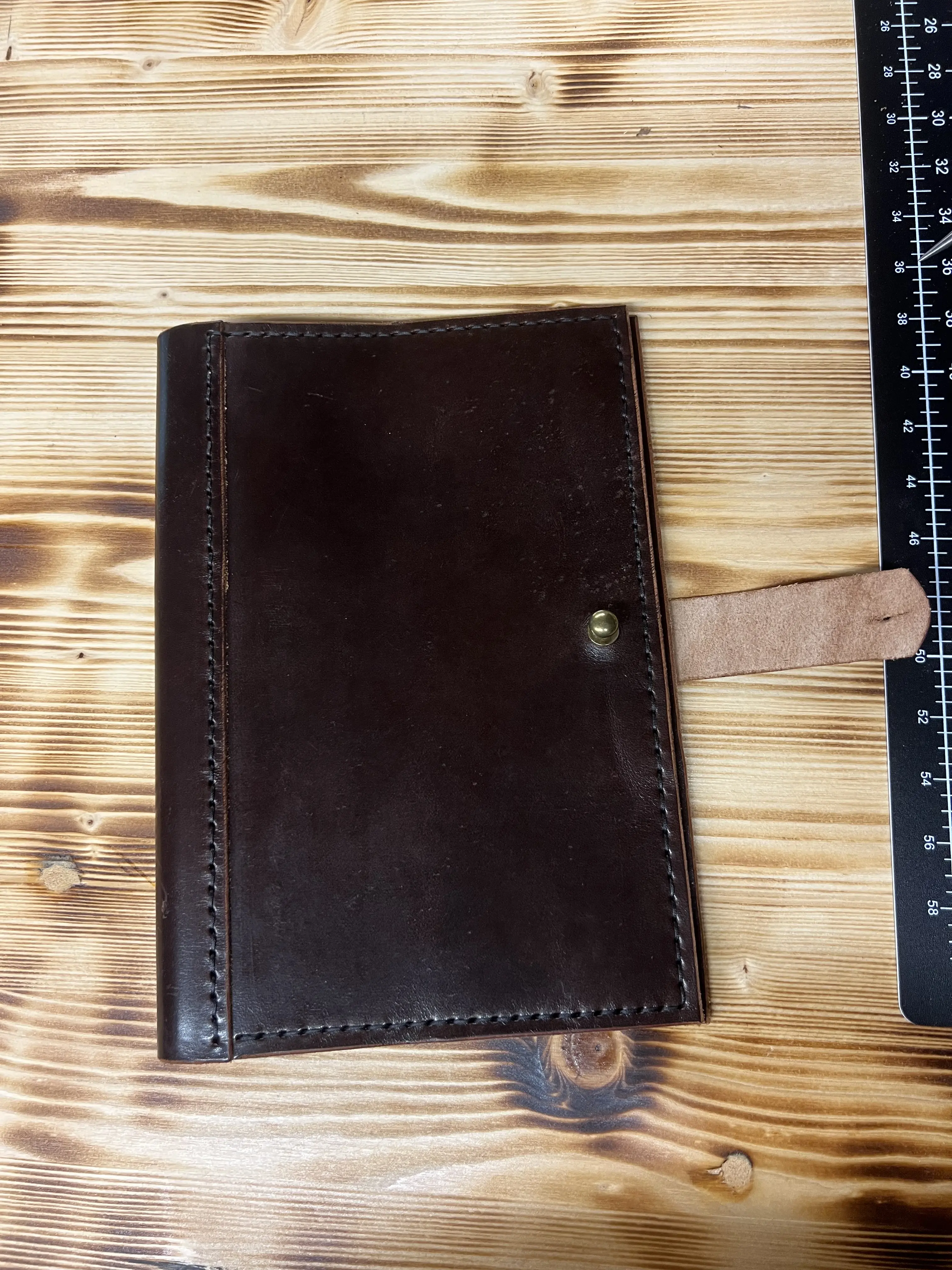 Handmade full grain leather bible cover
