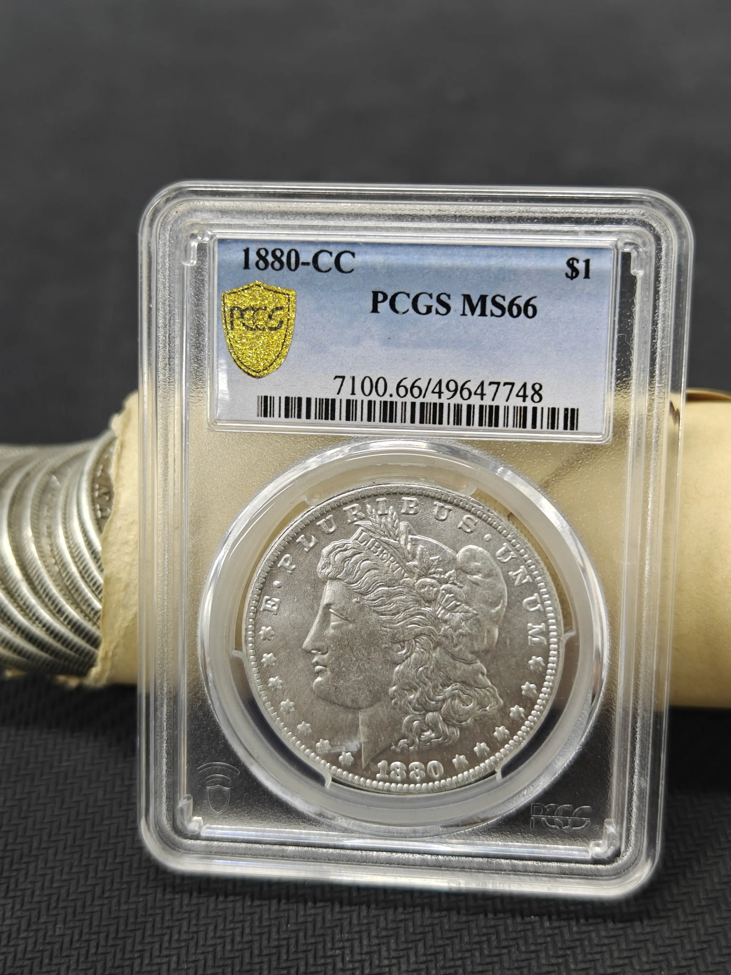 1880-CC Morgan Silver • PCGS MS66 • Premier Collection Piece #MorganDollar #1880CC #CarsonCity #PCGS #MS66 #CoinTok #CoinCollecting