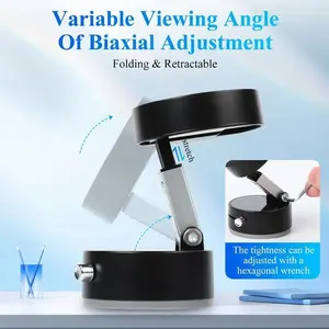 360° Rotating Magnetic Phone Holder for Car/Office/Home - Super Strong Suction Cup & Vacuum Lock Technology | Adjustable Foldable Phone Mount with Fast Installation, Universal Compatibility for All Phones