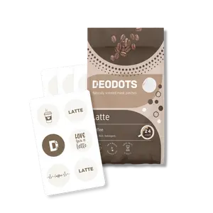 Latte Aroma Patch (24ct) - Infused with Coffee Bean, Vanilla, & Nutmeg Essential Oils