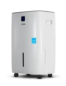 Commercial Cool Dehumidifier, 50-Pint Dehumidifier with Pump & Adjustable Humidistat, For Home and Kitchen & Basement, Portable Dehum with Continuous Drainage, 4500 Sq. Ft., CCD50PJW, White