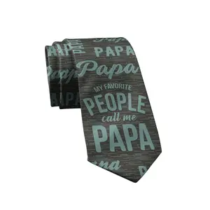 My Favorite People Call me Papa Necktie Funny Ties Mens Novelty Neckties for Papa Funny Ties