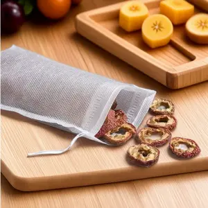 Heat-Resistant Disposable Nylon Tea Filter Bags, Thickened Tear-Resistant Seasoning Pouches, Multi-Purpose Cooking Bags