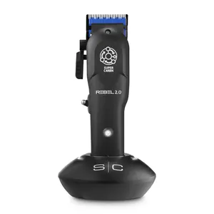 StyleCraft Rebel 2.0 Hair Clipper, Super C4RBN Motor with DLC and Ceramic Blades USB-C Rechargeable. 3 Adjustable Levers and 3 Housing Lids StyleCraft Rebel 2.0 Hair Clipper, Super C4RBN Motor with DLC and Ceramic Blades USB-C Rechargeable. 3 Adjustable Levers and 3 Housing Lids