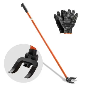 VEVOR Pallet Buster Tool, 44 Inch Carbon Steel Handle Wrecking Pry Bar, 2000 lbs Weight Capacity, Heavy Duty Deck Board Removal Tool, Breaker Bar for Flooring, Framing, Roofing, Trim, Drywall