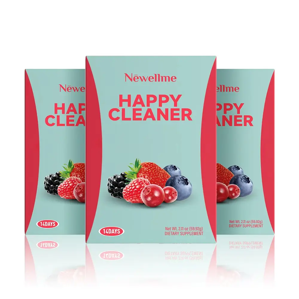 NEWELLME Three boxes of Happycleaner berryflavor