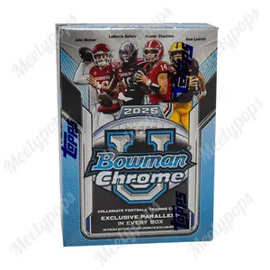2025 Bowman University Chrome Football Blaster Box