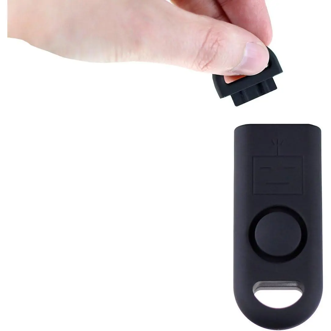America's #1 Trusted 130dB Portable Sound Grenade Personal Alarm with Replaceable Batteries, Instant Alert, Patented Smarthook Tech - Hiking Survival Kit, TSA Approved, 5+ Yrs Shelf-Life (Outdoor S.W.A.T. Black)