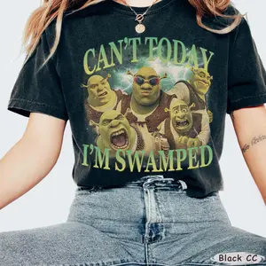 Comfort Colors Shrek Meme Shirt: Funny Oversized Y2K Tee