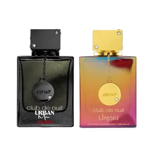 Armaf Club de Nuit Untold and Club de Nuit Urban Man Elixir Eau de Parfum Bundle (3.6 Oz Each)